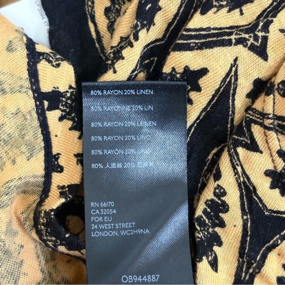 Free People Womens Printed Sleeveless Halter Tank Top size Small - Picture 13 of 13